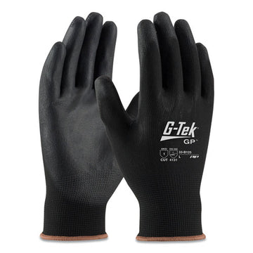 G-Tek® Gp Polyurethane-coated Nylon Gloves, X-large, Black, 12 Pairs freeshipping - TVN Wholesale